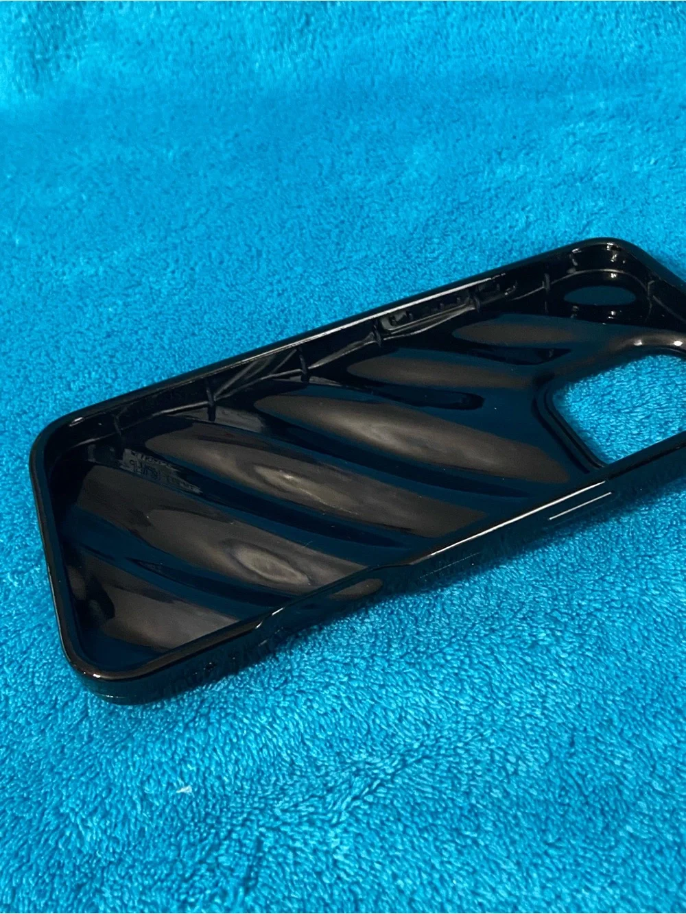 iPhone 16 pro-max Black Phone Case - Protective Silicone Cover